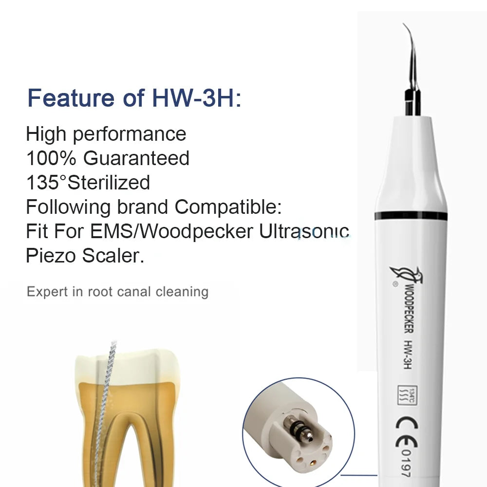 Woodpecker Dental Ultrasonic Scaler Handpiece Ultrasound dental Scaling Handle HW-5L/HW-3H/EMS for Ultrasonic Scaler cleaning