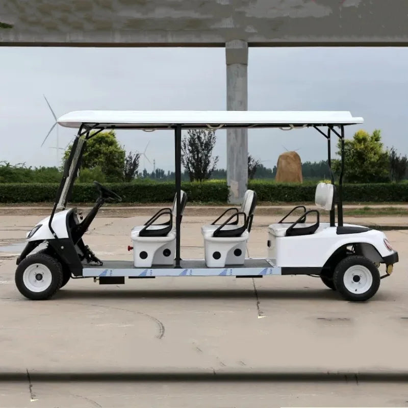 Travel Club Electric Lift Golf Cart 4 Seaters Electric Lithium Battery Powered Mini Trolley Golf Cart With Solar Panel