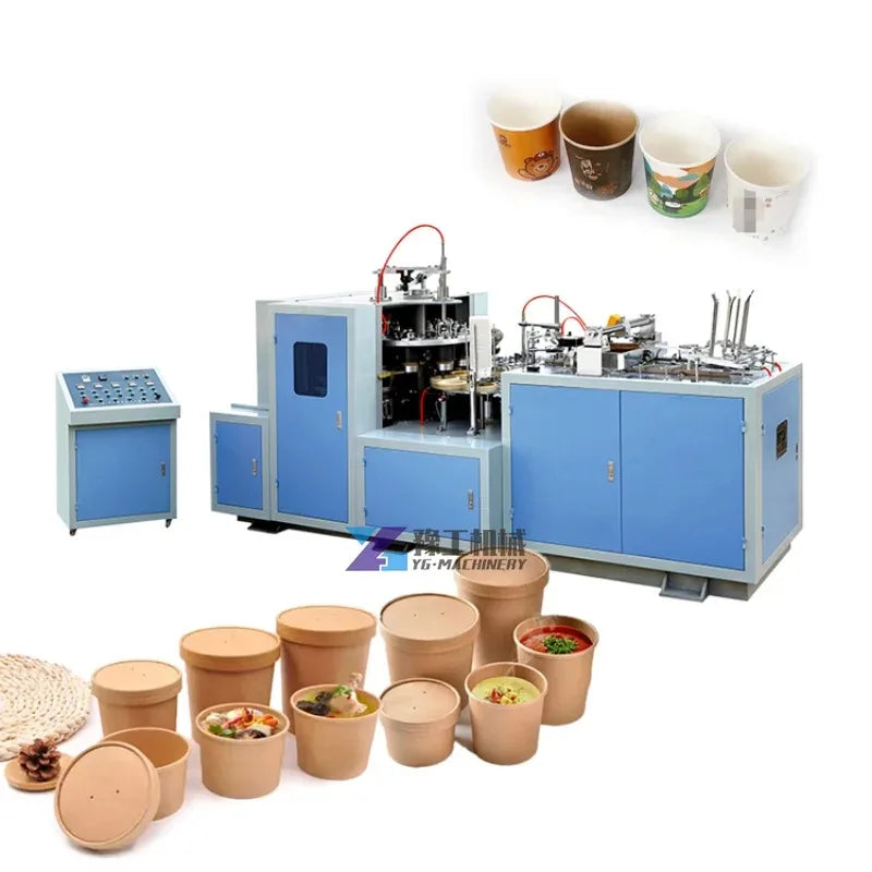 Disposable Coffee Tea Paper Cup Processing Line Making Machine High Speed Automatic Paper Cup Forming Machine for Sale