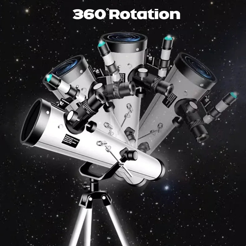 114MM Large Caliber Professional Astronomical Telescope 875X for Space Binoculars Support Take Photo Night Vision Moon