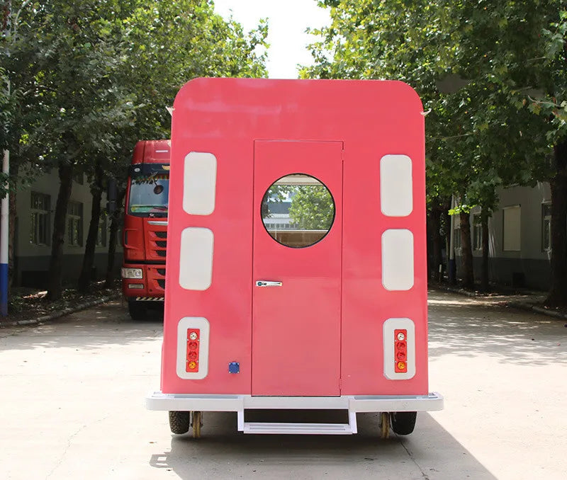 Hotdog BBQ Trailer Snack Vending Catering Car Electric Citroen Type Mobile Street Food Truck Ice Cream Coffee Cart with CE