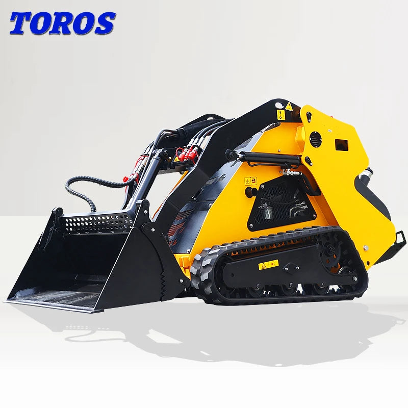 Wheel Hydraulic Mini Loader 1 Ton Loader Small Front End Articulated Mini Wheel Skid Steer Loader Factory Price For Sale