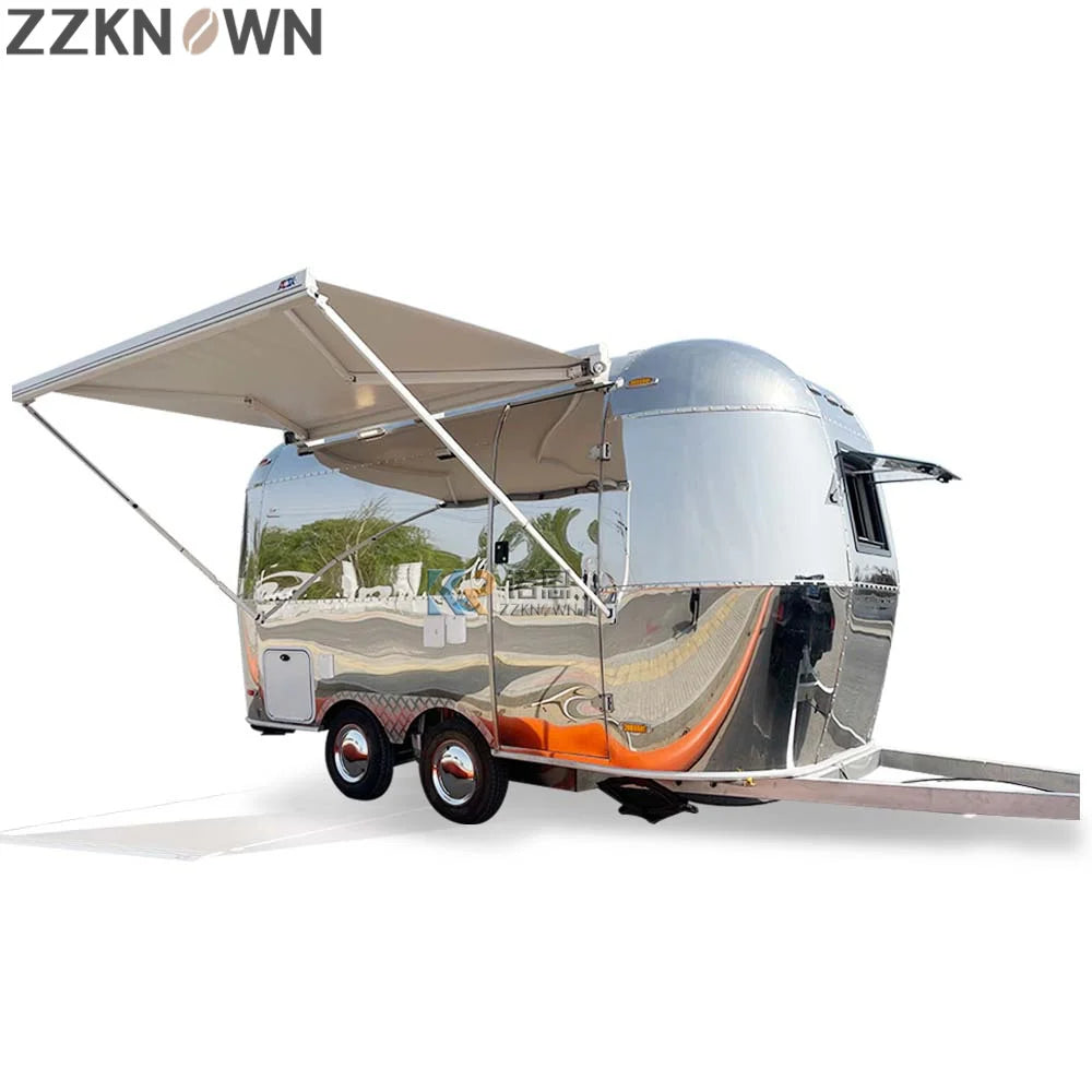 Rv Trailer Composite Panel Catering Kebab Trailer Small Chicken Food Track Bakery Caravan Trailer For Sale