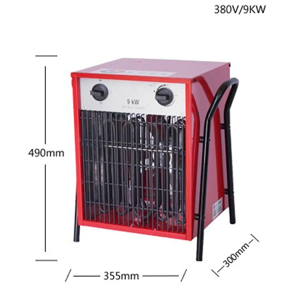 15KW Factory Electric Fan Heater Industrial Electric Heater Air Blower Greenhouse Warehouse Waterproof Warmer