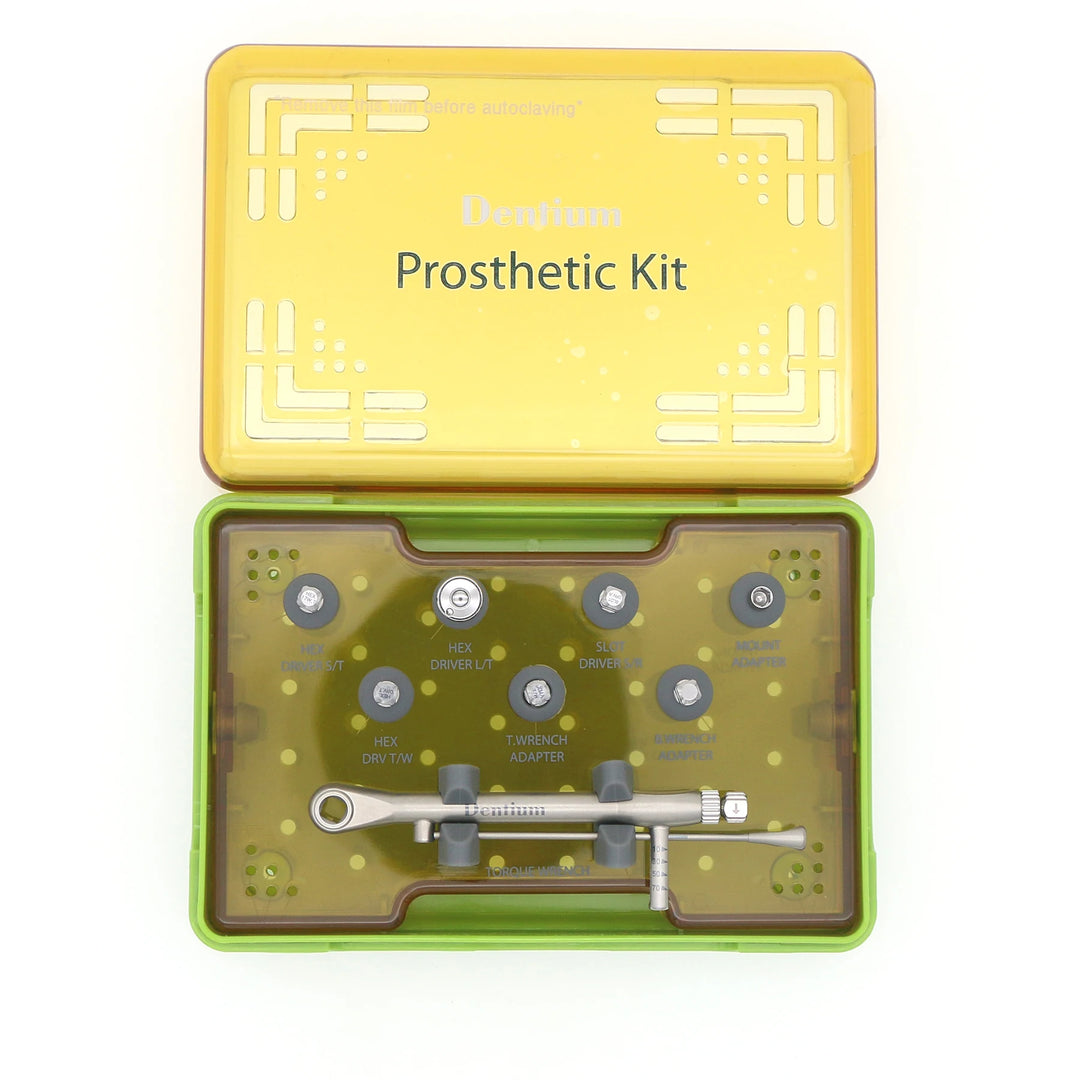 Promotion Sale Dentium Dask Kit/Surgical Kit/Prosthetic Kit for South America Russian Best Implant Dentists Used