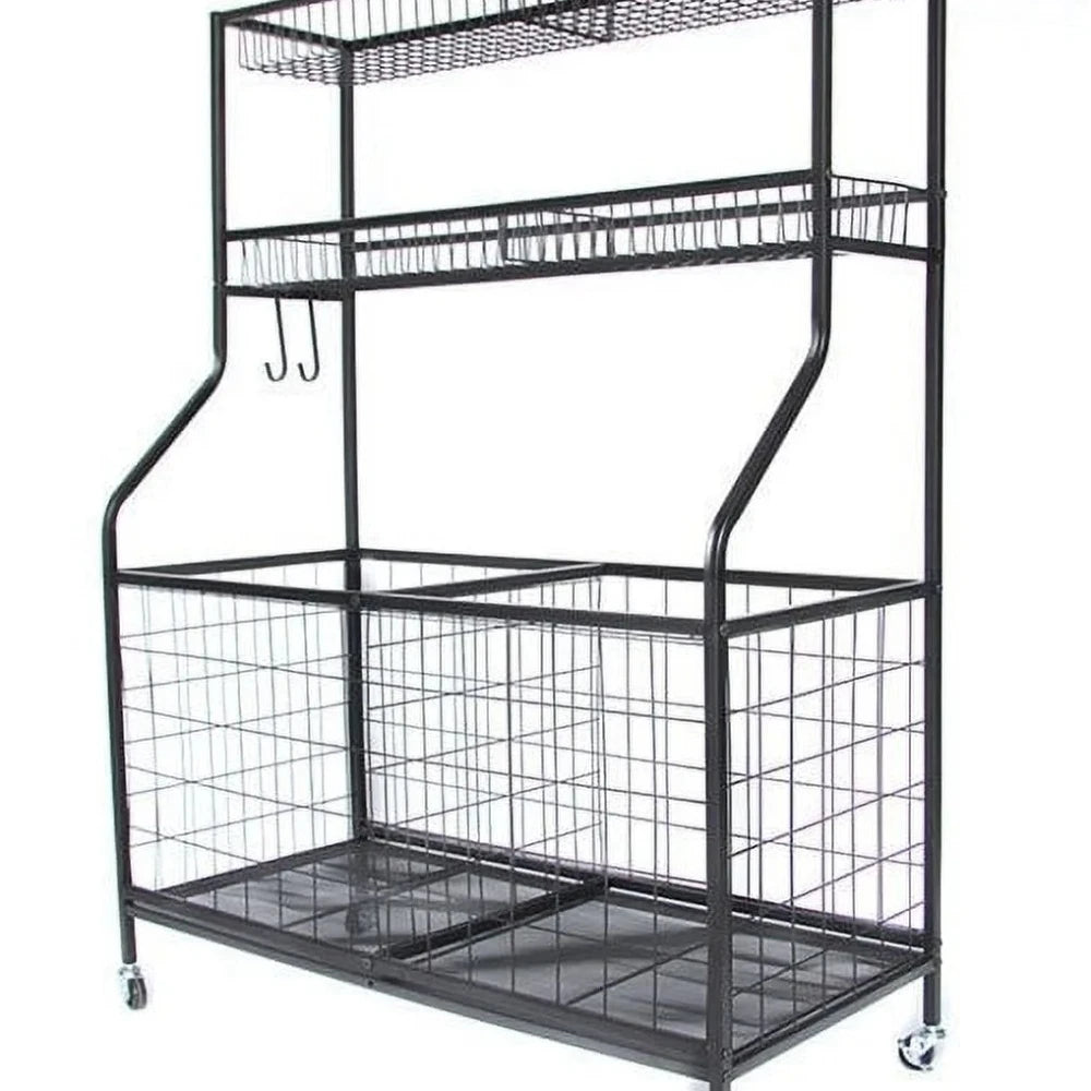 Rolling Equipment Storage Independent Shelf 150 Pound Capacity Steel Suitable for Adults in Homes  Offices Warehouses