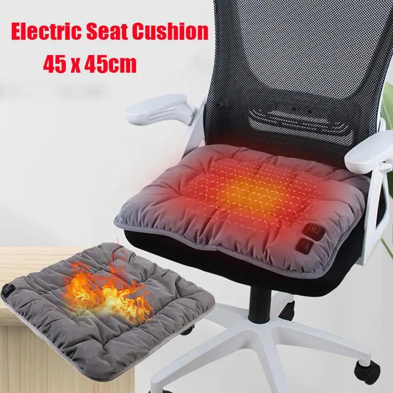 Winter Universal USB Rechargeable Warm Pad Graphene Chair Cushion Heated Seat Cushion Smart Heated Seat With 3 Level For Travel