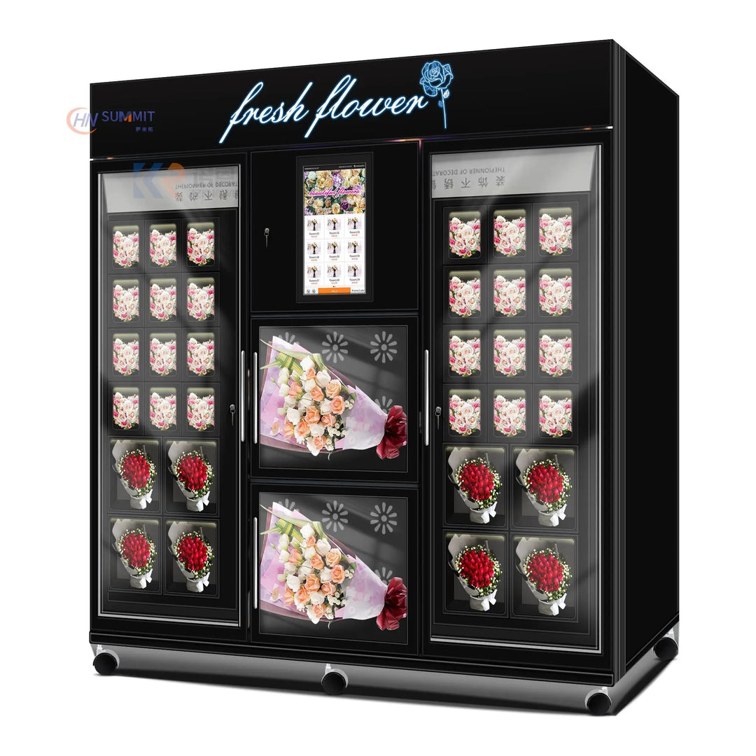 US 110V 60HZ Electricity Cheap Flower Vending Machine With Free Customize Logo