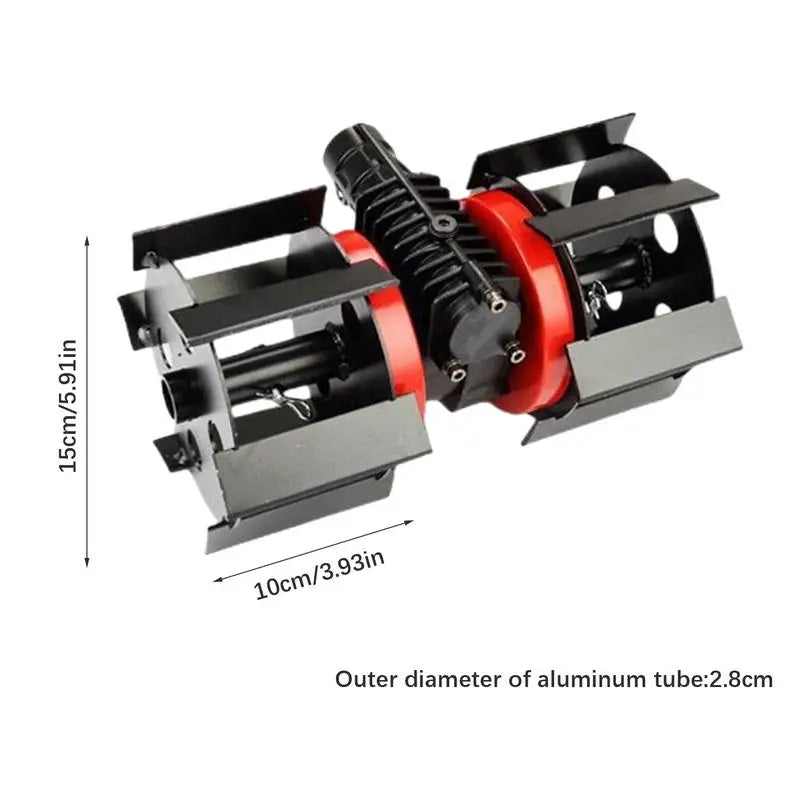 Weeding Wheel Lawn Mower Head for Loosening Soil High Toughness Agriculture Tool for Nurseries Vegetable Greenhouses Gardens and