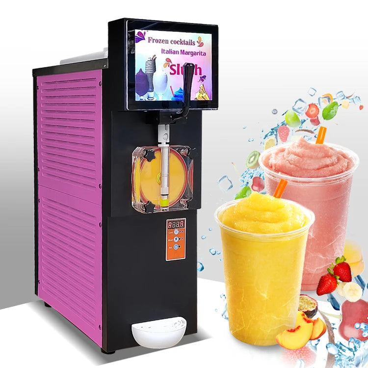 2023 New Frozen Drink Machine Mlik Shake Slush Milks Tea Juices Ice Coffee Maker Ice Slushy Margarita Cocktails Making Machines