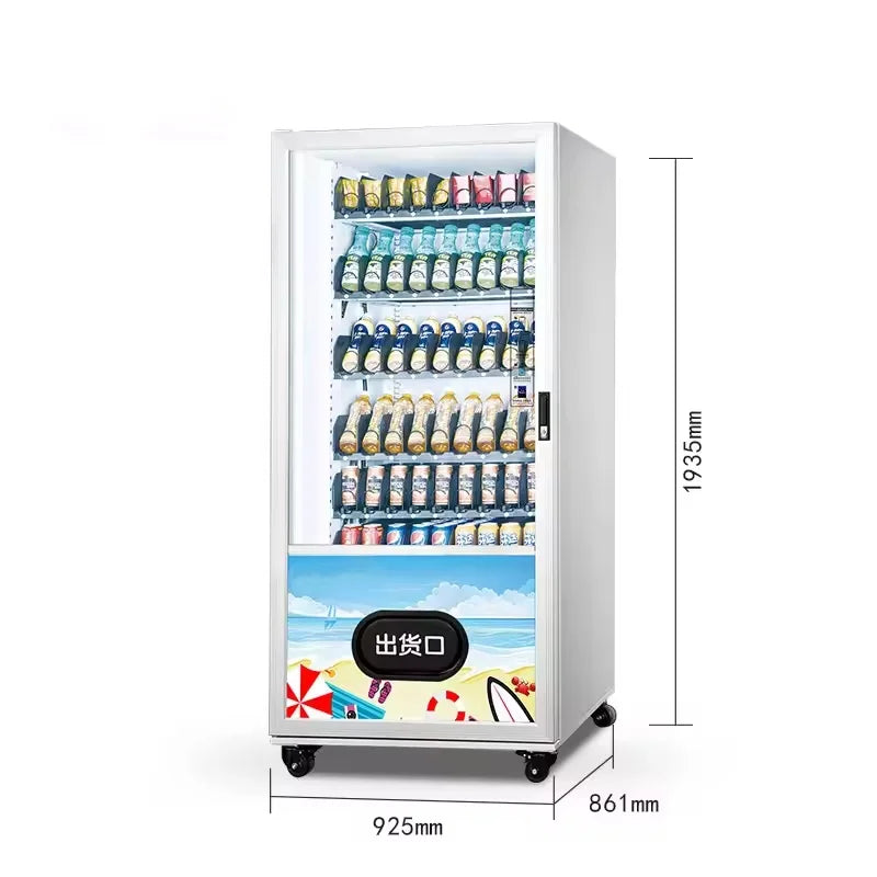 High Quality Soft Drinks And Snacks Vending Machine Energy Machines Drink Dispenser Machine Cash Card