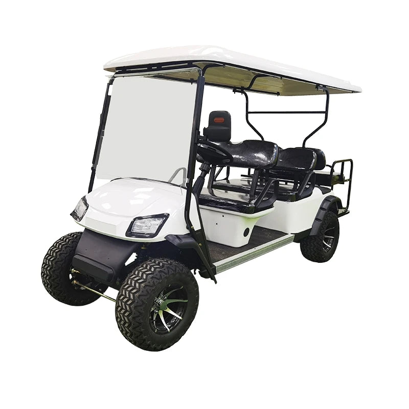 2024 Hot Selling 2 4 6  Seater Sightseeing Club Car Electric Golf Cart Electric Beach Cart Adult Electric Off-Road Golf Cart