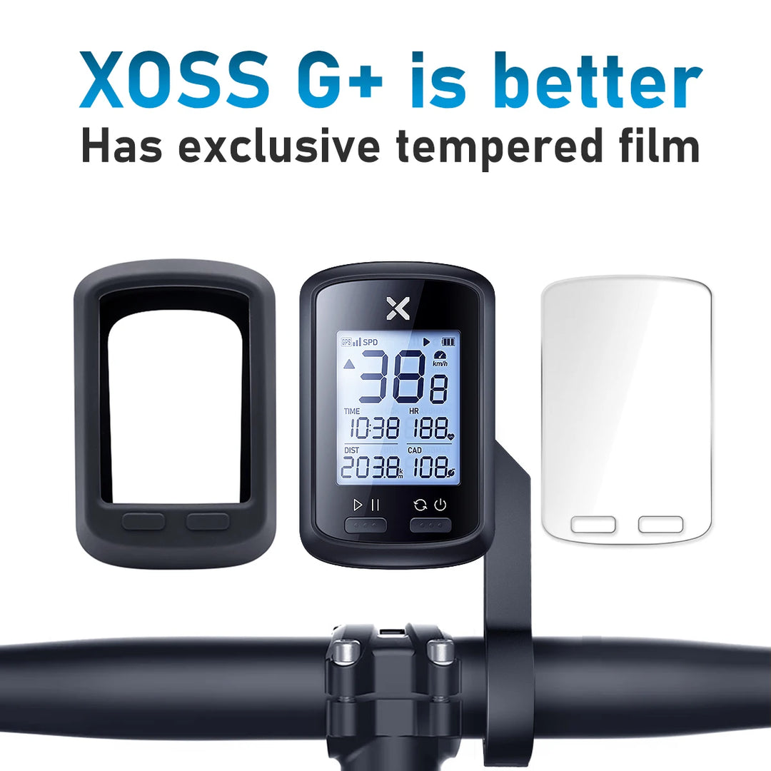 XOSS G Plus GPS Bike Computer Wireless GPS Speedometer Waterproof Road Bike MTB Bicycle ANT+ Vortex Sensor X2 Heart Rate Monitor